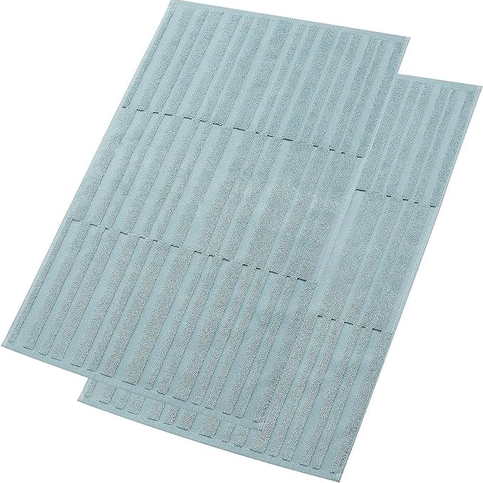 Organic Cotton Bath Mats for Bathroom (2 Pieces)