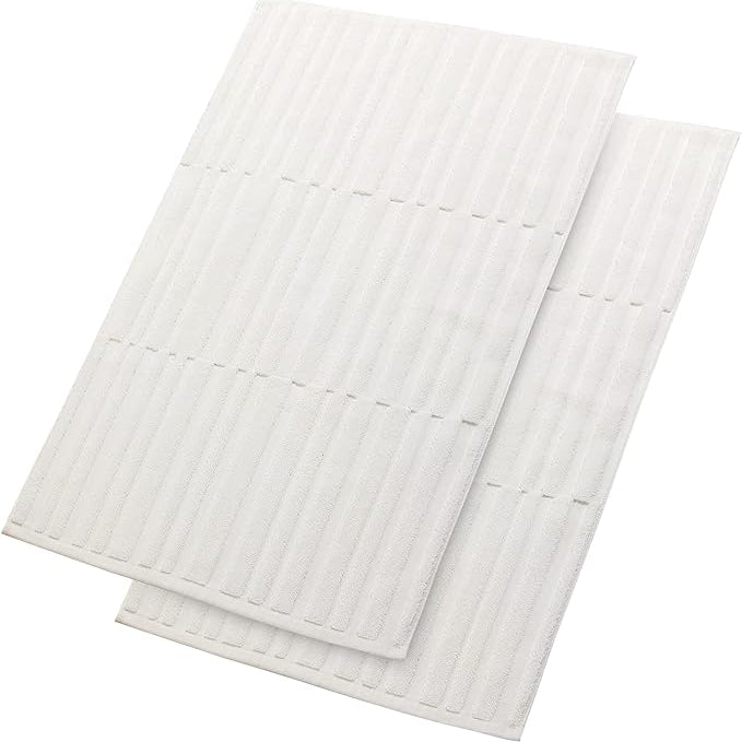 Organic Cotton Bath Mats for Bathroom (2 Pieces)