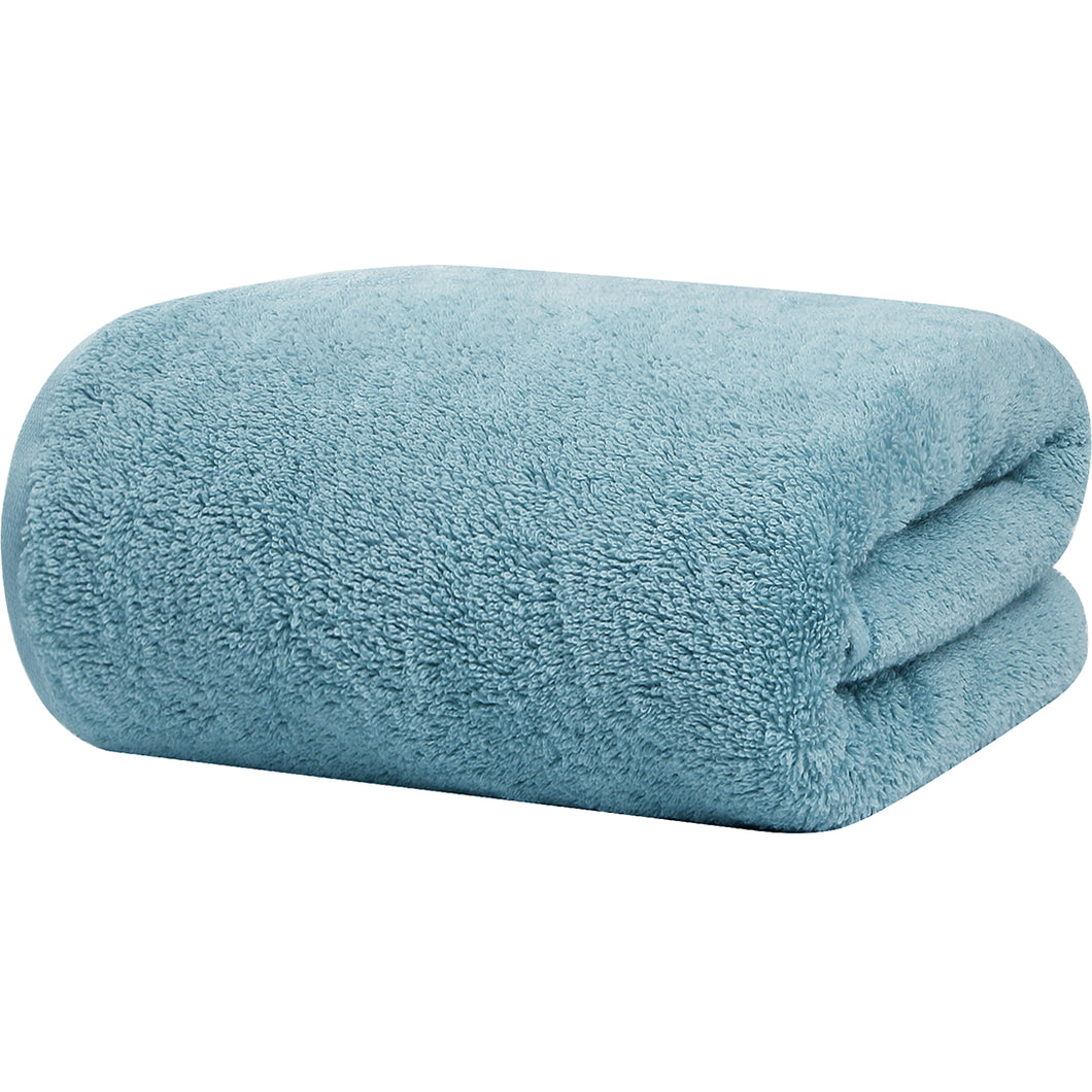 SEMAXE 100% Cotton Bath Towel-Blue