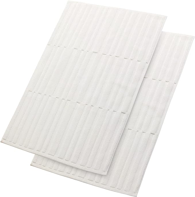 Organic Cotton Bath Mats for Bathroom (2 Pieces)