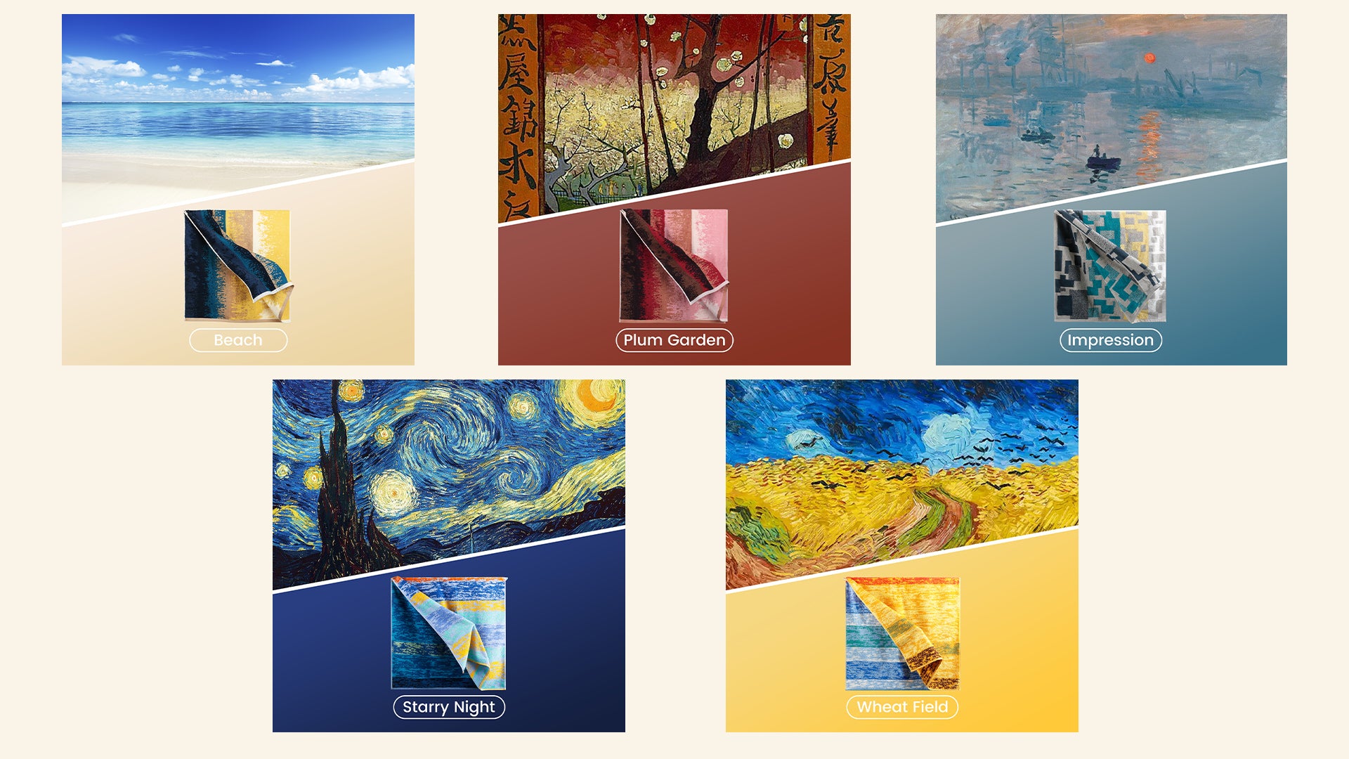 Artistic Towel Color Guide