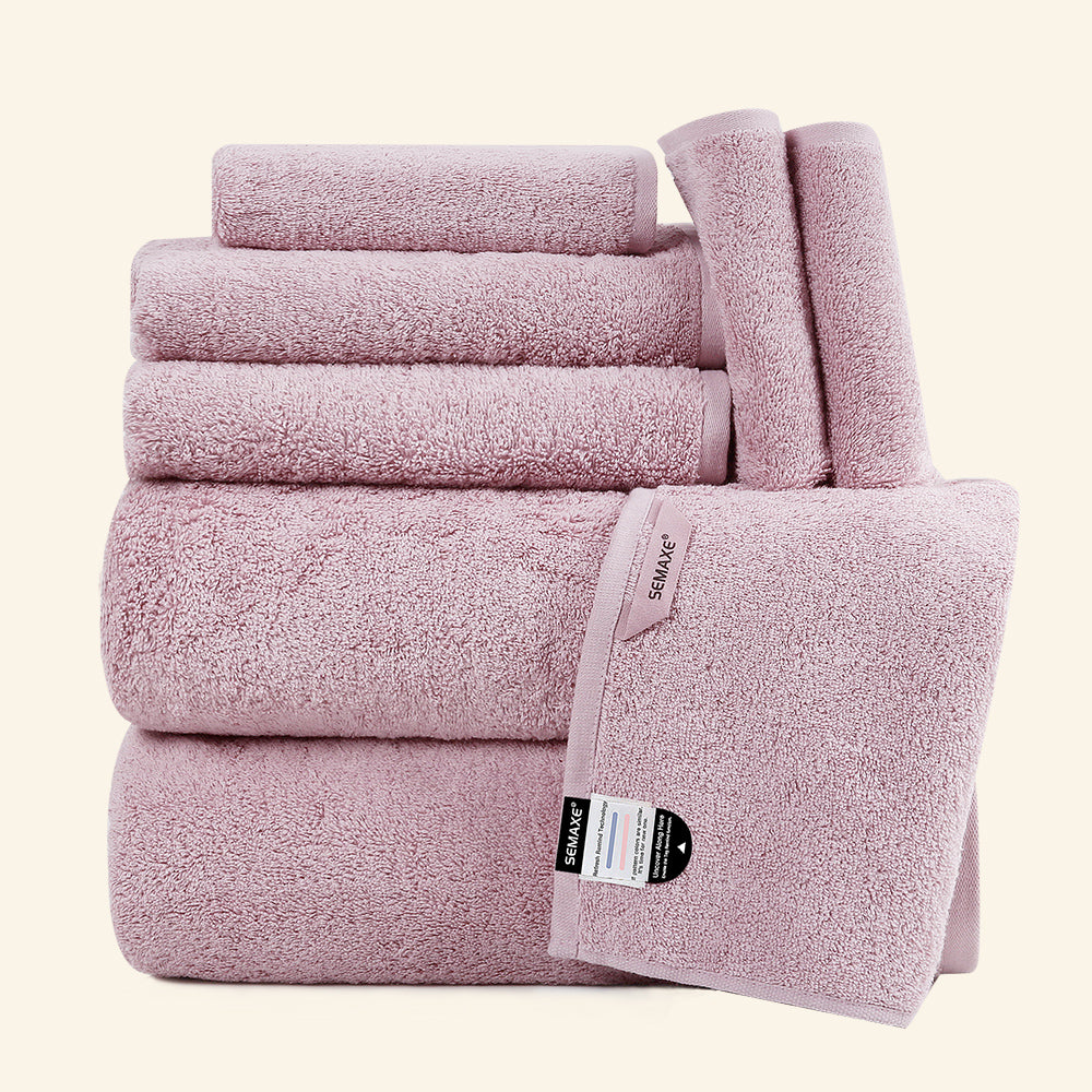 Lavender 8-piece towel set