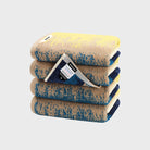 Dive into the soothing blues and sunny yellows of the SEMAXE Beach Hand Towel Set, featuring four premium hand towels (70x40 cm each). Crafted from superior 100% cotton, these towels offer exceptional absorbency and plush comfort. Inspired by the refreshing hues of the seashore, this set captures the essence of ocean waves and sandy beaches, making every day feel like a serene beach getaway. Ideal for adding a splash of color and coastal flair to your home.