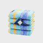 Explore the universe with SEMAXE's Starry Sky Hand Towel Set, featuring four hand towels (70x40 cm each) designed to bring a splash of cosmic elegance into your daily routine. Each towel is crafted from premium 100% cotton, ensuring a soft touch and superior absorbency. The gentle blend of celestial blue, soothing green, and vibrant yellow invokes the expansive beauty of the night sky, perfectly combining practicality with a visual escape to the stars.