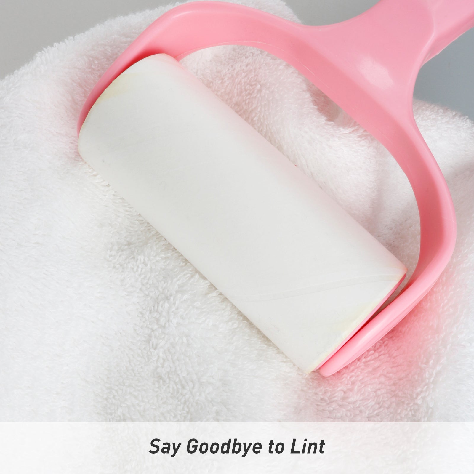 White lint free bath towels